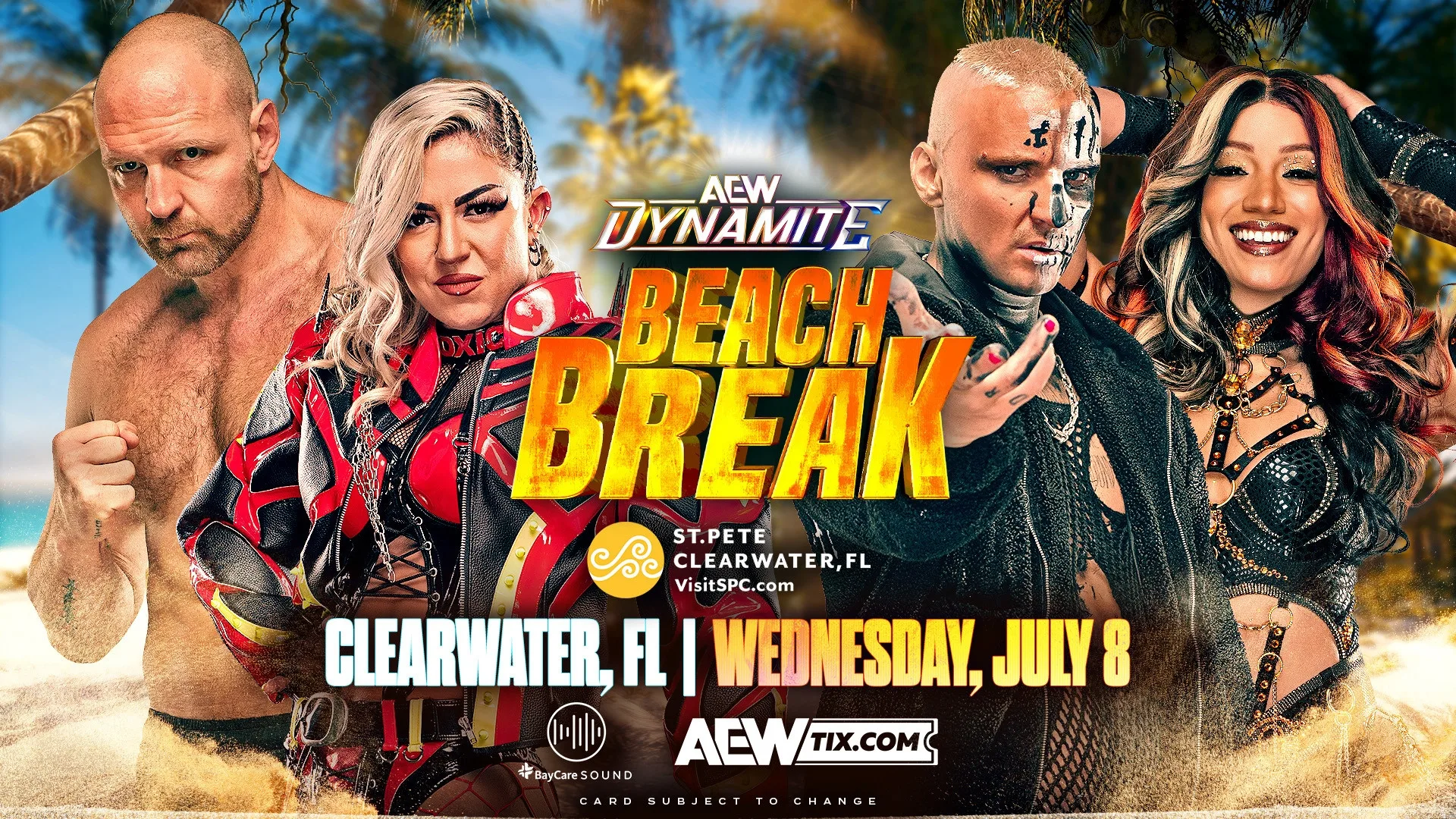 Ъпдейт за билетите за AEW Dynamite Beach Break