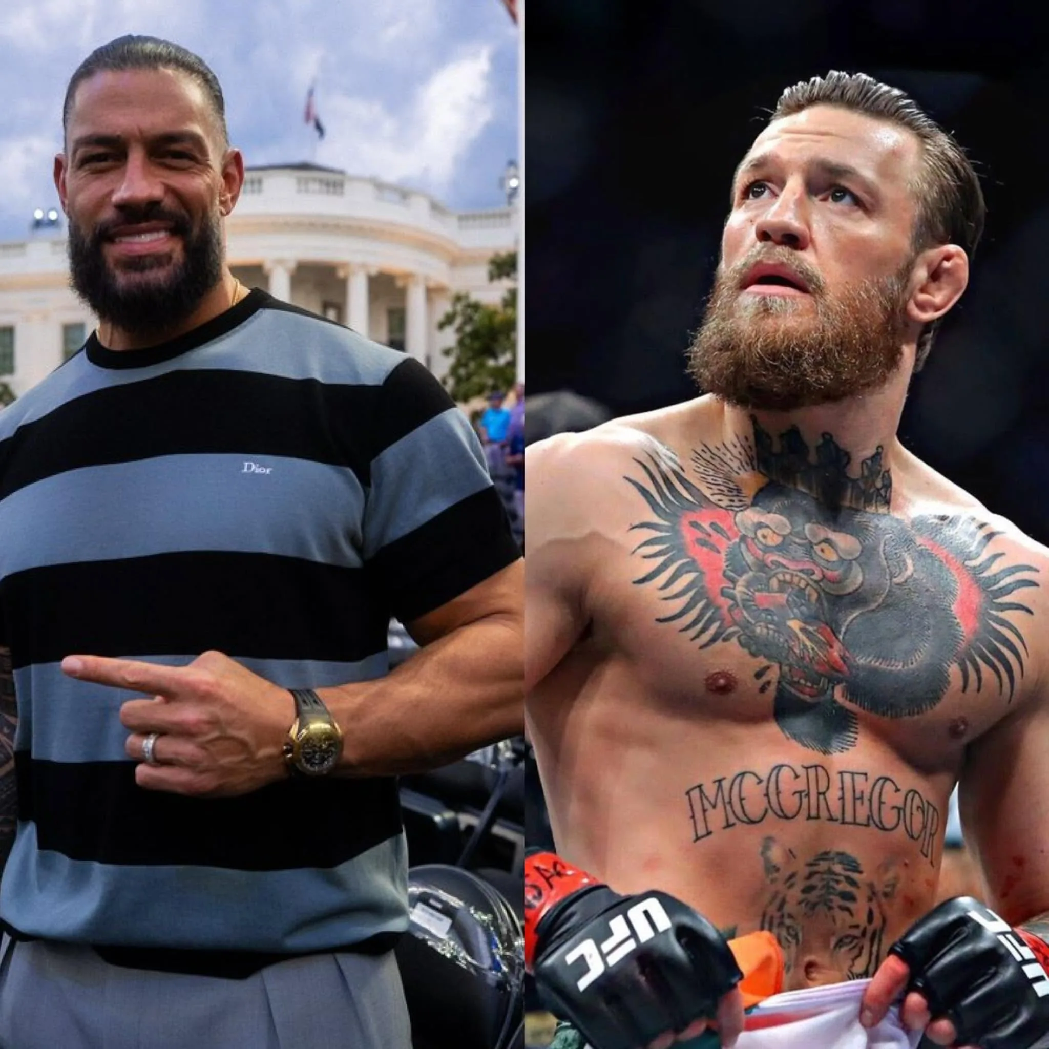 Conor McGregor захапа Roman Reigns