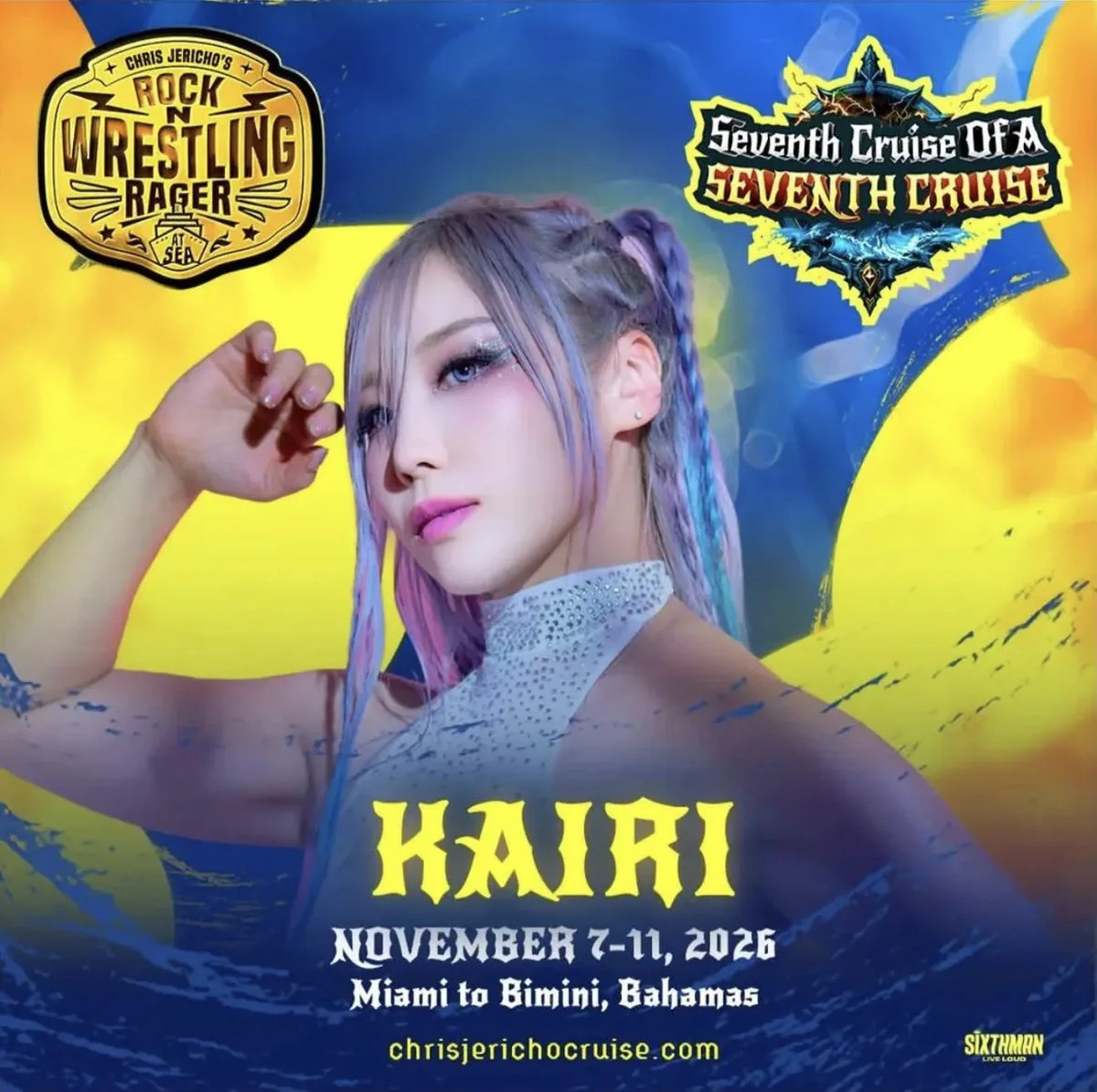 Kairi Sane е обявена за круиза на Chris Jericho