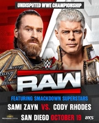 Sami Zayn срещу Cody Rhodes за титлата на следващия Raw