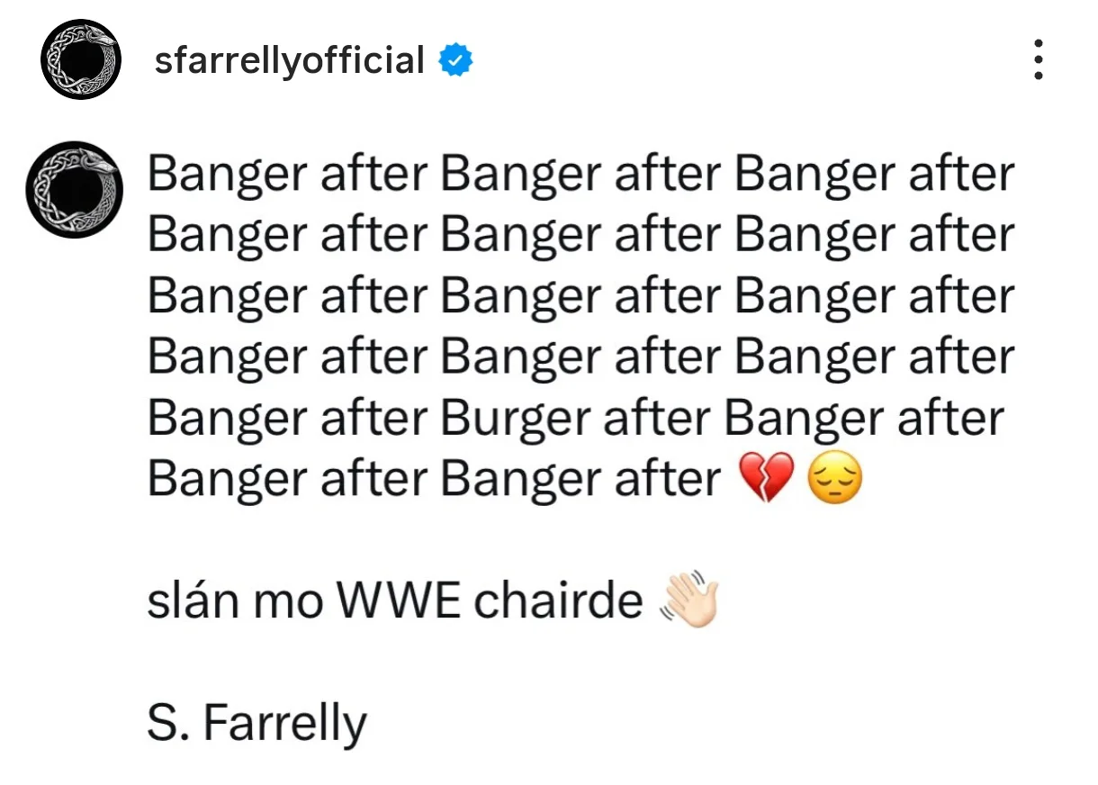 Sheamus се сбогува с WWE - отворен е за AEW