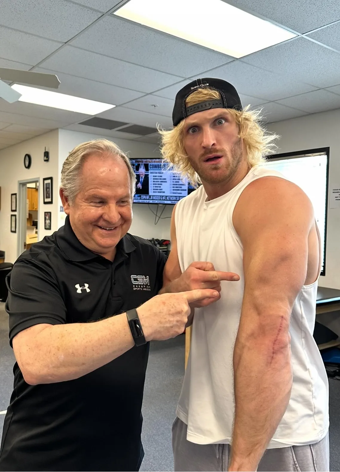 Logan Paul се възстановява добре от контузията си