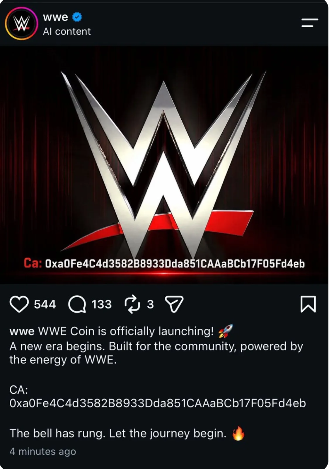 Хакнаха профила на WWE в Instagram