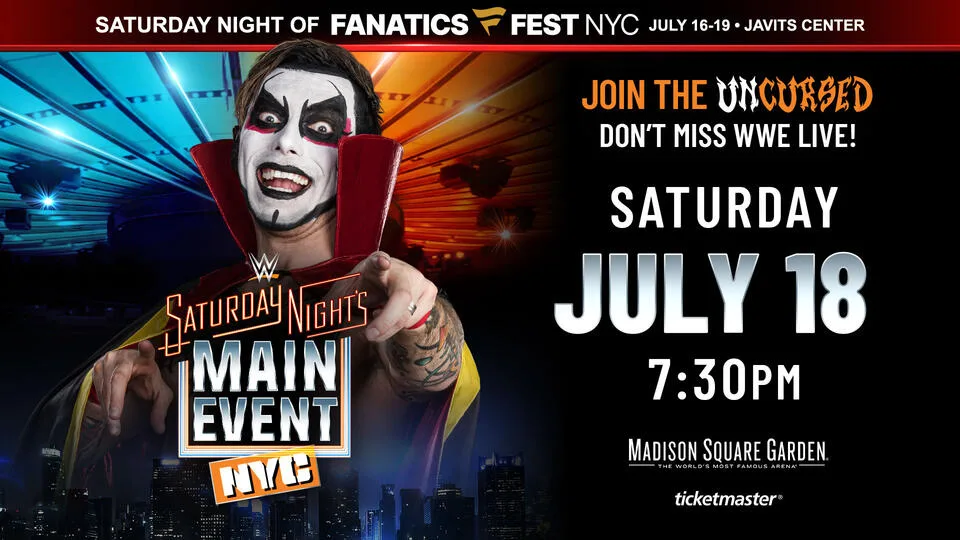 Danhausen е на постера за WWE Saturday Night's Main Event в Ню Йорк