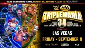 WWE обяви голяма промяна за първата вечер на AAA Triplemanía